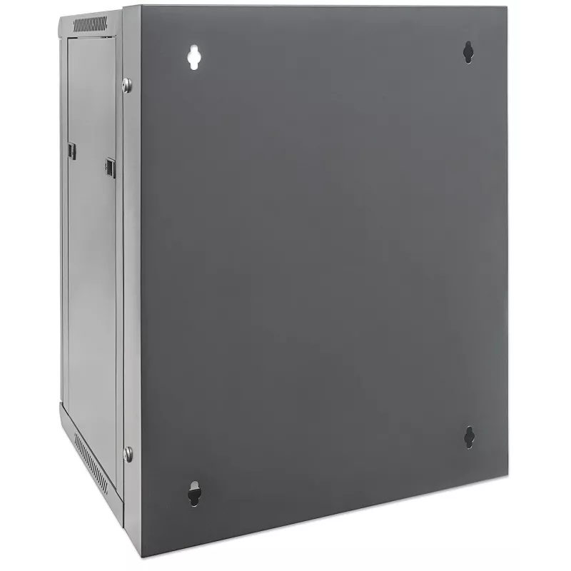 Intellinet 19 colių tinklo spinta – sieninė (dviguba sekcija, atverčiama), 15U, 550 mm gylio, juoda, surinkta, maks. 30 kg, atsidaro, kad būtų galima pasiekti spintos galą, kai sumontuota ant sienos, 19 colių, naudingas gylis 425 mm, dalys sieniniam montavimui nepridedamos