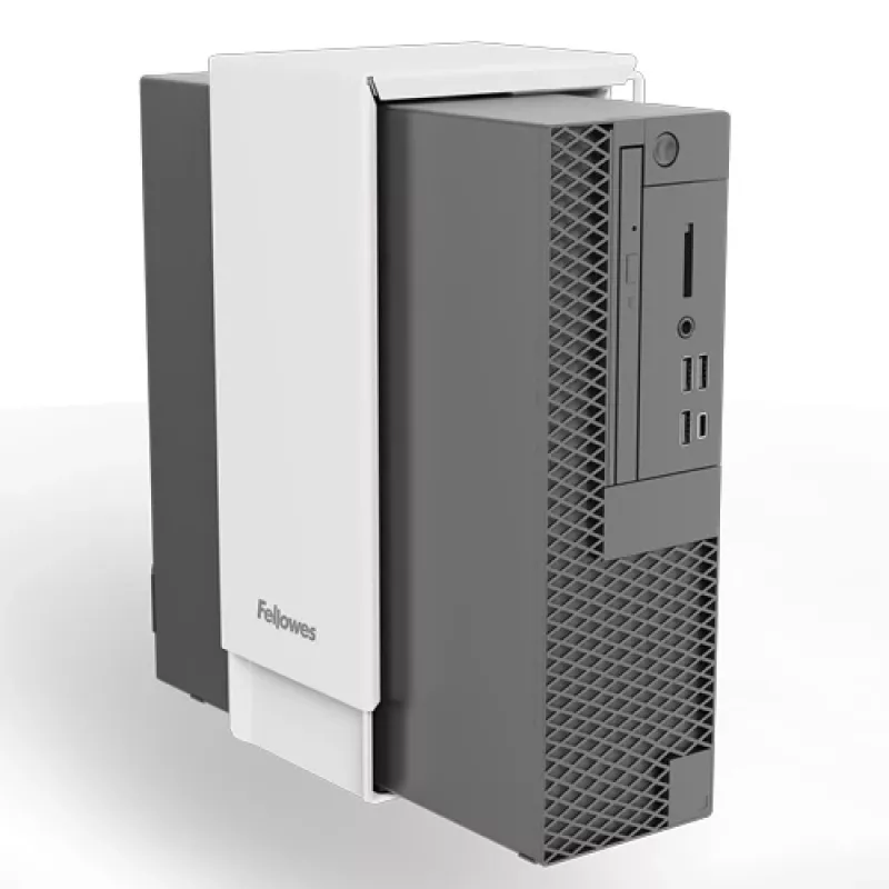 Fellowes 100136876 CPU laikiklis, po stalu, CPU laikiklis, baltas