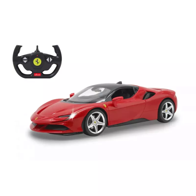 Sportinis automobilis Jamara Ferrari SF90 Stradale radijo bangomis valdomas elektrinis variklis 1:14