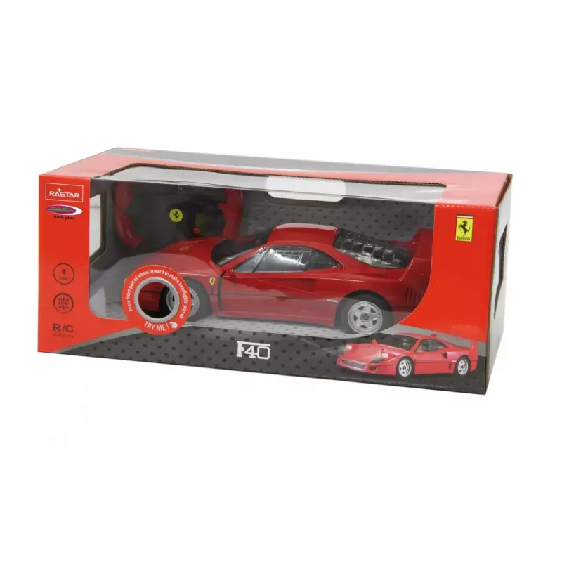Automobilis Jamara Ferrari F40 su elektros varikliu, mastelis 1:14, nuo 6 metų