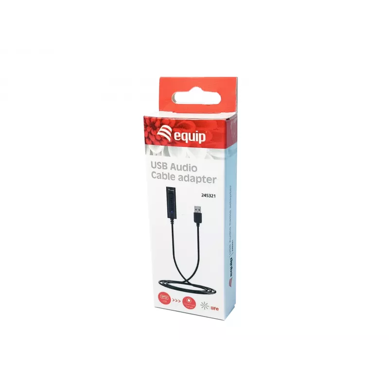 Valdymo adapteris Equip USB Audio kabelis adapter 245321