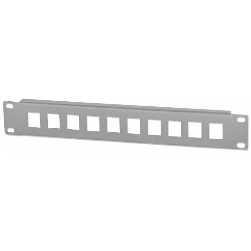 Intellinet Patch Panel, Blank, 10 col., 1U, 10 prievadų, pilkas