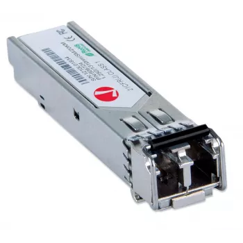 Intellinet optinis siųstuvo-imtuvo modulis, gigabitinio šviesolaidžio SFP Mini-GBIC, 1000Base-Lx (LC) vienmodis prievadas, 20 km, bangos ilgis 1310 nm, Ethernet, šviesolaidis, MSA atitinkantis, atitinka Cisco GLC-LH-SM, trejų metų garantija