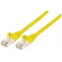 Intellinet tinklo komutacinis kabelis, Cat6A, 1 m, geltonas, varis, S/FTP, LSOH / LSZH, PVC, RJ45, paauksuoti kontaktai, neužsikabinantis, su apsaugine įmova, garantija visam eksploatavimo laikui