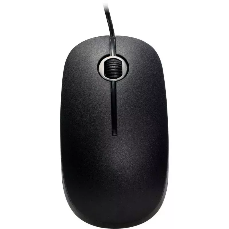 Klaviatūra Inter-Tech NK-1000EC su pele, biuro, USB, QWERTY, juoda