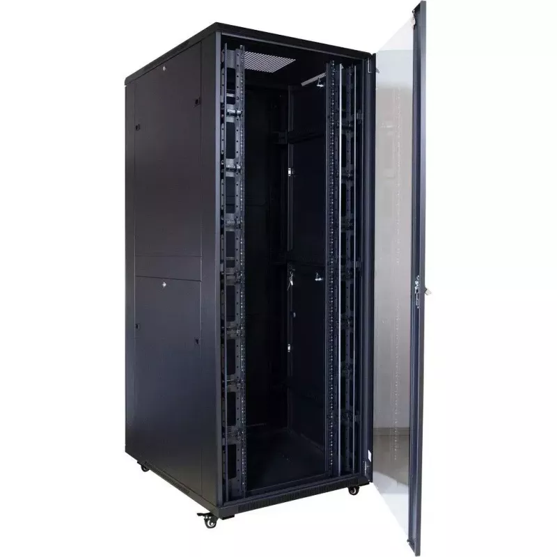 Laisvai stovintis stovas Inter-Tech 88887257 42U juodas