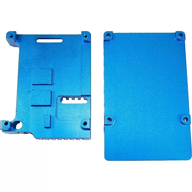 Korpusas Inter-Tech 88887360 Raspberry Pi 86x56x23mm mėlynas