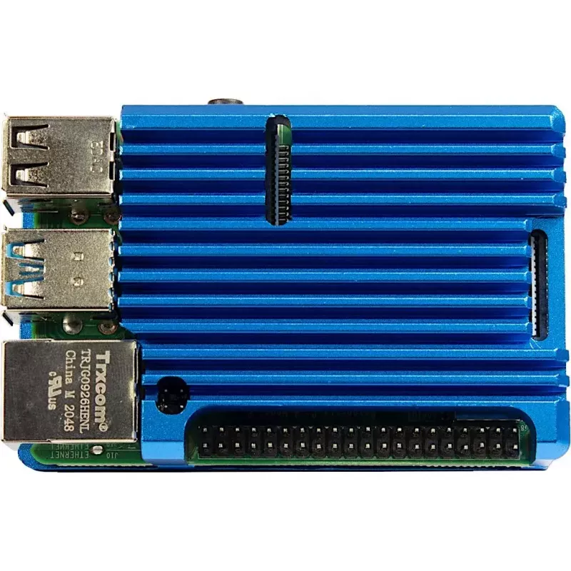 Korpusas Inter-Tech 88887360 Raspberry Pi 86x56x23mm mėlynas