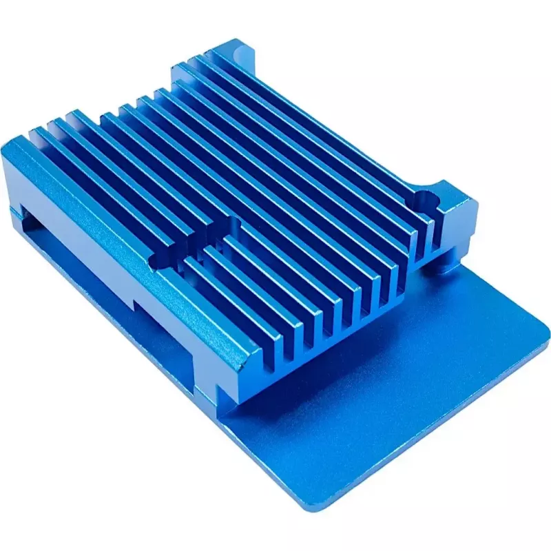 Korpusas Inter-Tech 88887360 Raspberry Pi 86x56x23mm mėlynas