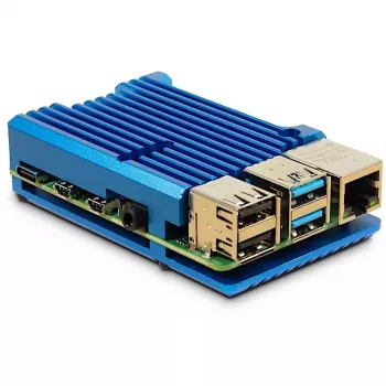 Korpusas Inter-Tech 88887360 Raspberry Pi 86x56x23mm mėlynas