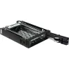 Inter-Tech ST-2523 Juoda Laikmenų Dėžė Metalas Plastikas 9.7 mm