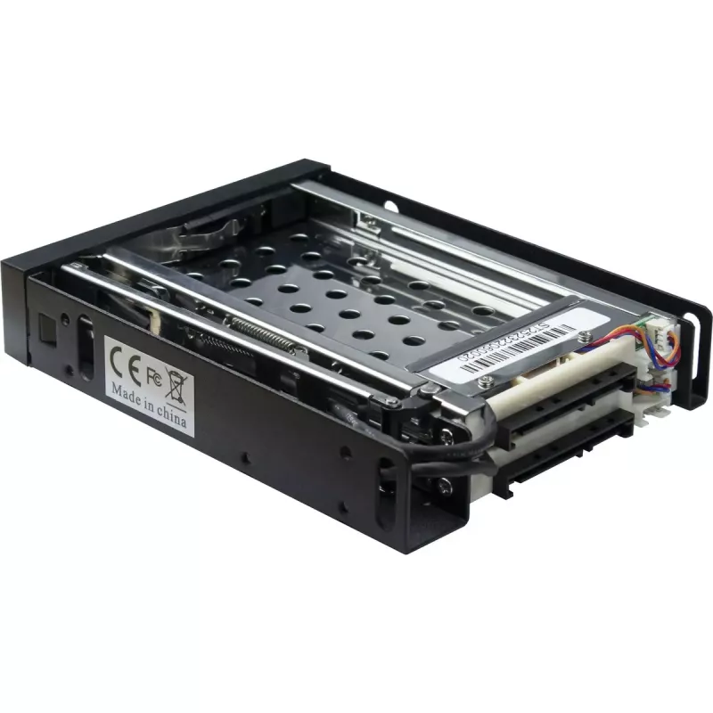 Inter-Tech ST-2523 Juoda Laikmenų Dėžė Metalas Plastikas 9.7 mm