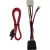 Inter-Tech ST-2523 Juoda Laikmenų Dėžė Metalas Plastikas 9.7 mm