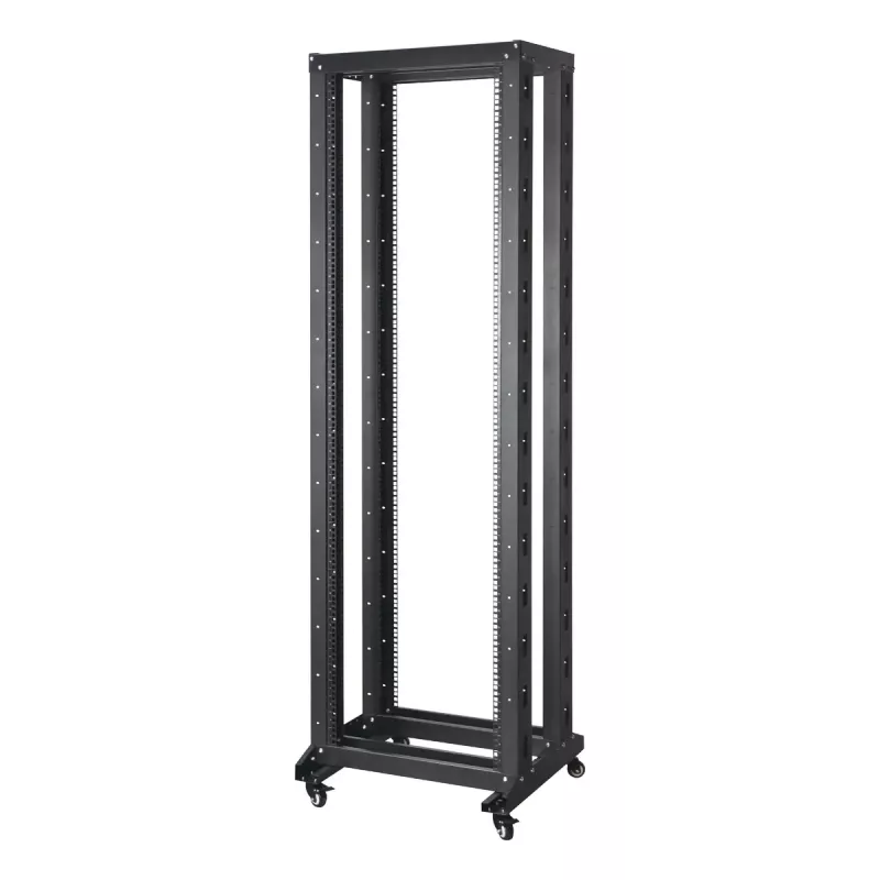 Laisvai pastatomas stovas Inter-Tech SRB-6642 42U juodas 400 kg keliamoji galia
