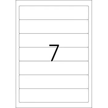 Knygų nugarėlių etiketės HERMA A4 192x38 mm 70 vnt.