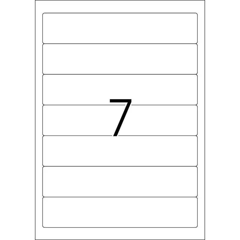 Knygų nugarėlių etiketės HERMA A4 192x38 mm 70 vnt.