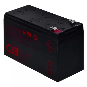 Sandari švino rūgšties baterija HITACHI GP1272F2 12V 7,2Ah UPS ir atsarginiam maitinimui, FASTON 250
