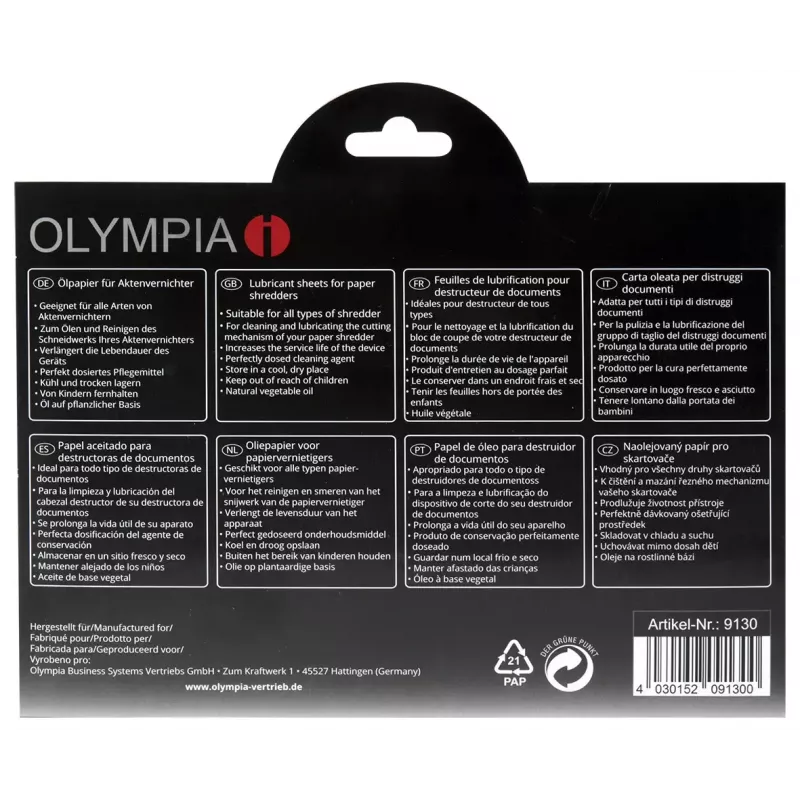 Tepalinė alyva Olympia 9130