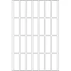Daugiafunkcės etiketės HERMA 13x40 mm baltos Movables/nuimamas popierius matinis 896 vnt.