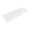 Contour Design Active Key Contour ClassicClean medicininė klaviatūra nuimamu dangteliu pilno dydžio belaidė balta PN C8100