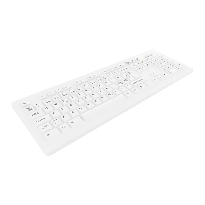 Contour Design Active Key Contour ClassicClean medicininė klaviatūra nuimamu dangteliu pilno dydžio belaidė balta PN C8100