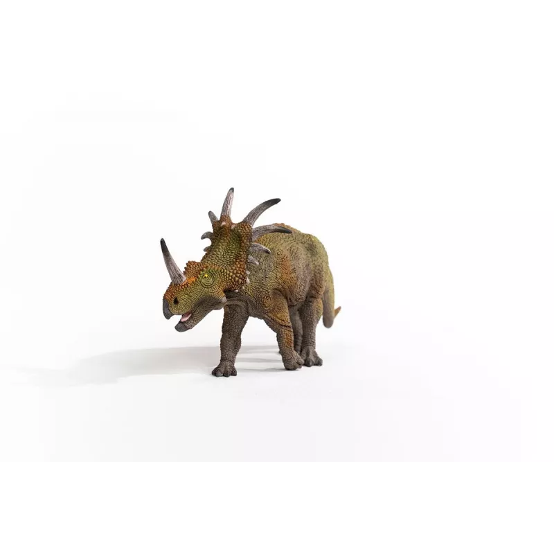 Žaislinis dinozauras Schleich Styracosaurus žalias pilkas 15033