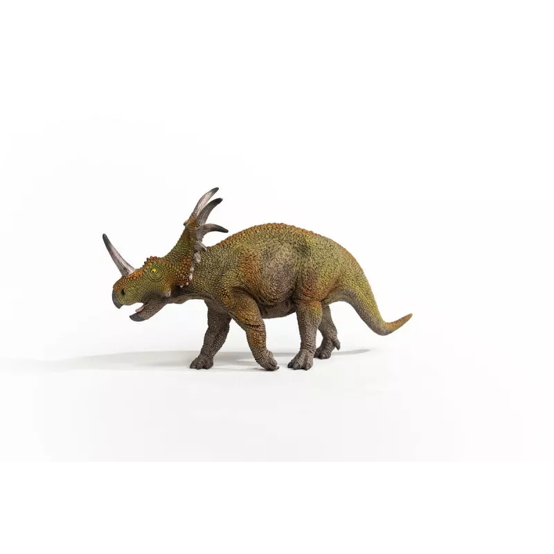 Žaislinis dinozauras Schleich Styracosaurus žalias pilkas 15033