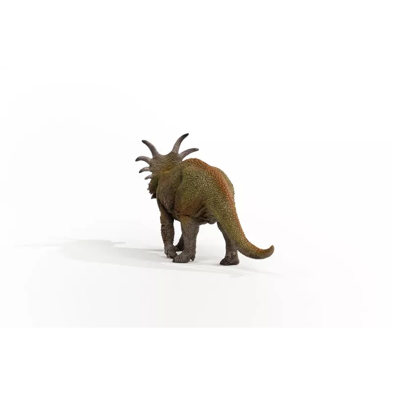 Žaislinis dinozauras Schleich Styracosaurus žalias pilkas 15033