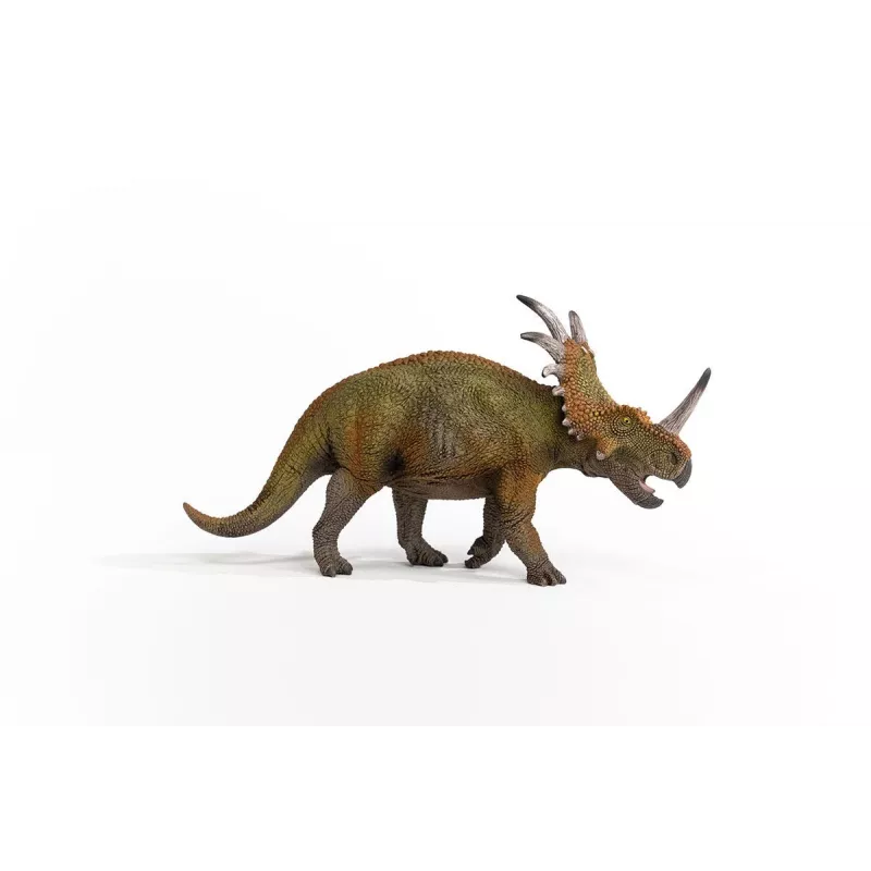 Žaislinis dinozauras Schleich Styracosaurus žalias pilkas 15033