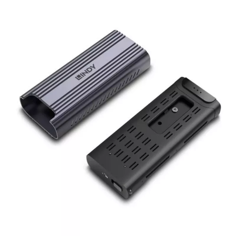 Lindy 43394 atmintinės diskų dėklas SSD dėklas Pilkas M.2