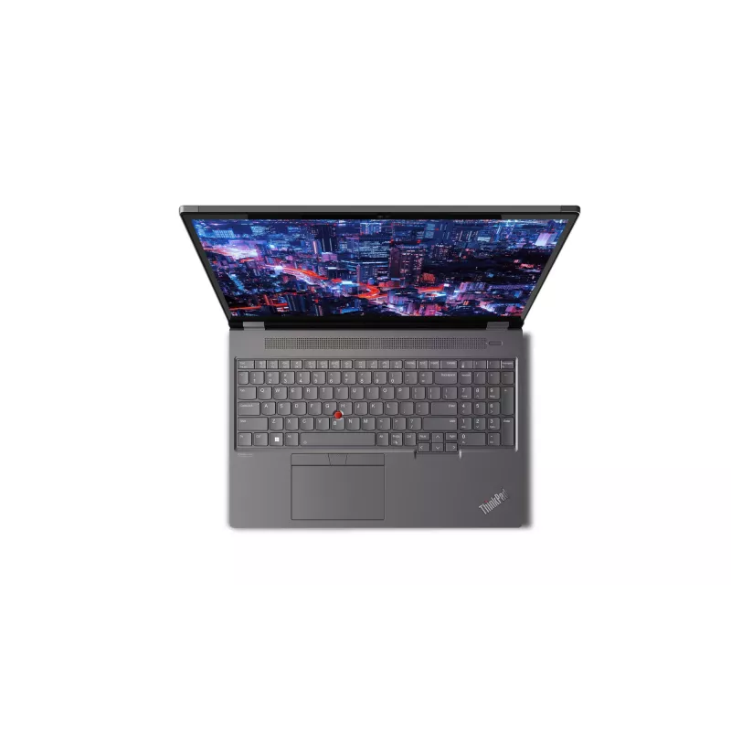 Lenovo ThinkPad P16 Gen 2 Intel® Core™ i7 i7-14700HX Mobilioji darbo stotis 40,6 cm (16 colių) WQXGA 32 GB DDR5-SDRAM 1 TB SSD NVIDIA RTX 2000 Ada Wi-Fi 6E (802.11ax) Windows 11 Pro Nordic pilka, juoda