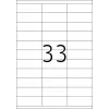 Lipnus spausdintuvo lipdukas HERMA Labels Premium A4 70x25.4 mm