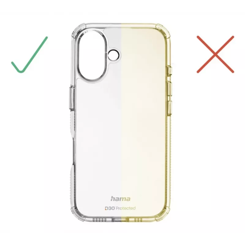 Hama Extreme Protect mobiliojo telefono dėklas 15,5 cm (6,1 col.) Dėklas Skaidrus