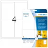 Lipnus spausdintuvo etiketė HERMA Labels skaidrus krištolo skaidrumo A4 99,1x139 mm