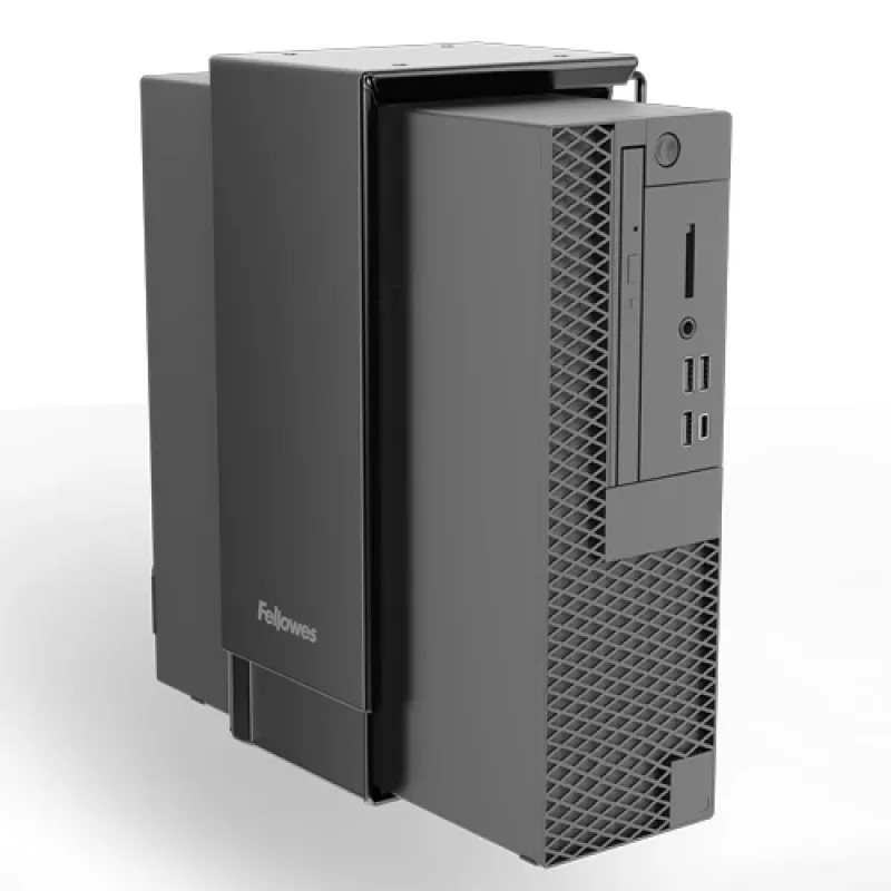 Fellowes 100136875 CPU laikiklis, tvirtinamas po stalu, juodas