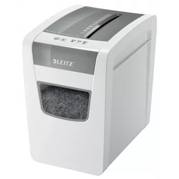 Leitz IQ plonas Home Office popieriaus smulkintuvas P4, kryžminis smulkinimas, 22 cm, 4 x 28 mm, 23 L, 225 lapai, 58 dB