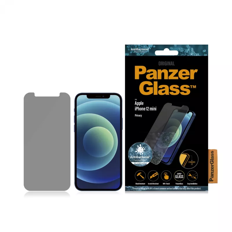 PanzerGlass ® Privatumo ekrano apsauga iPhone 12 Mini | Standard Fit