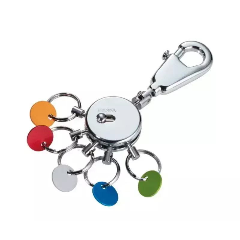 Key carabin TROIKA KYR61/MC Multicolour Sidabrinė Metal 25mm