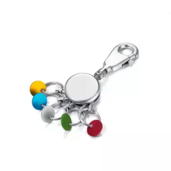 Key carabin TROIKA KYR61/MC Multicolour Sidabrinė Metal 25mm