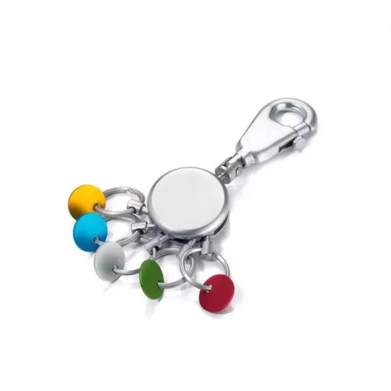 Key carabin TROIKA KYR61/MC Multicolour Sidabrinė Metal 25mm