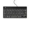 “R-Go Tools” ergonominė klaviatūra “R-Go Compact Break”, kompaktiška klaviatūra su pertraukų programine įranga, QWERTY (šiaurės šalių), laidinė, juoda