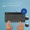 “R-Go Tools” ergonominė klaviatūra “R-Go Compact Break”, kompaktiška klaviatūra su pertraukų programine įranga, QWERTY (šiaurės šalių), laidinė, juoda