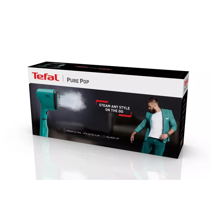 Tefal Pure Pop DT2024 Rankinis drabužių garintuvas 0.07 L 1300 W Žalias