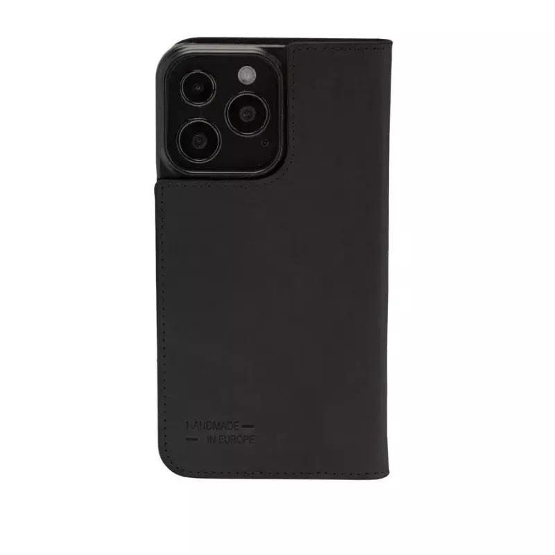 Folio Case JT BERLIN BookCase Tegel Juoda, skirtas iPhone 15 Pro 15,5 cm