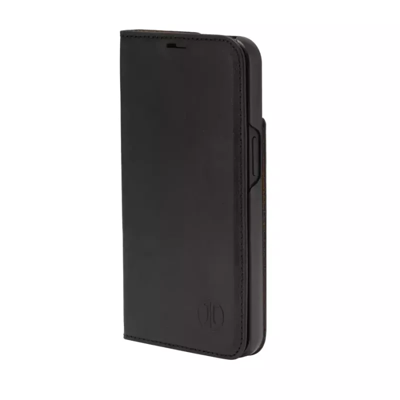 Folio Case JT BERLIN BookCase Tegel Juoda, skirtas iPhone 15 Pro 15,5 cm