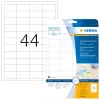 Lipnios spausdintuvo etiketės HERMA Labels skaidri matinė A4 48,3x25,4 mm plėvelė 1100 vnt.