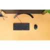 Manhattan plonas Wired USB Mini klaviatūra, 12 multimedijos/funkcinių klavišų, integruotas 1,5 m (5 pėdų) USB-A kabelis, kompaktiškas, žemo profilio formatas, PC ir nešiojamiesiems kompiuteriams, juoda