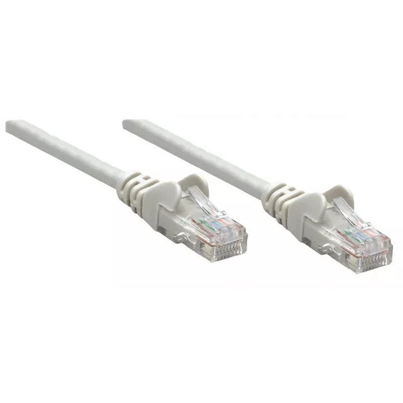 Intellinet tinklo komutacinis kabelis, Cat6A, 20 m, pilkas, varinis, S/FTP, LSOH / LSZH, PVC, RJ45, auksuoti kontaktai, neužkabinamas, su apsauginiu gaubteliu, garantija visam gyvenimui
