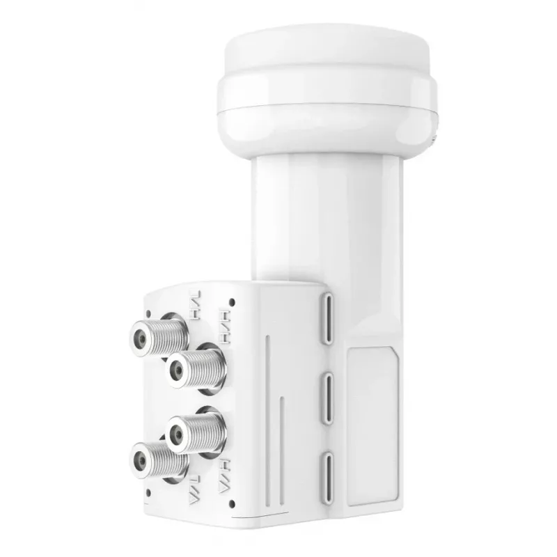 Hama 00205376 mažo triukšmo blokinis keitiklis (LNB) 10,7–12,75 GHz, baltas