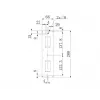 Montavimo svirtis Multibrackets M VESA Flexarm Thin Juoda